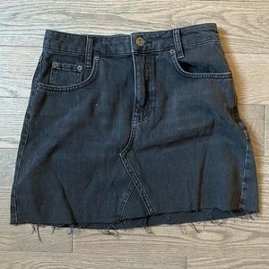 Urban Outfitters Black Denim Skirt